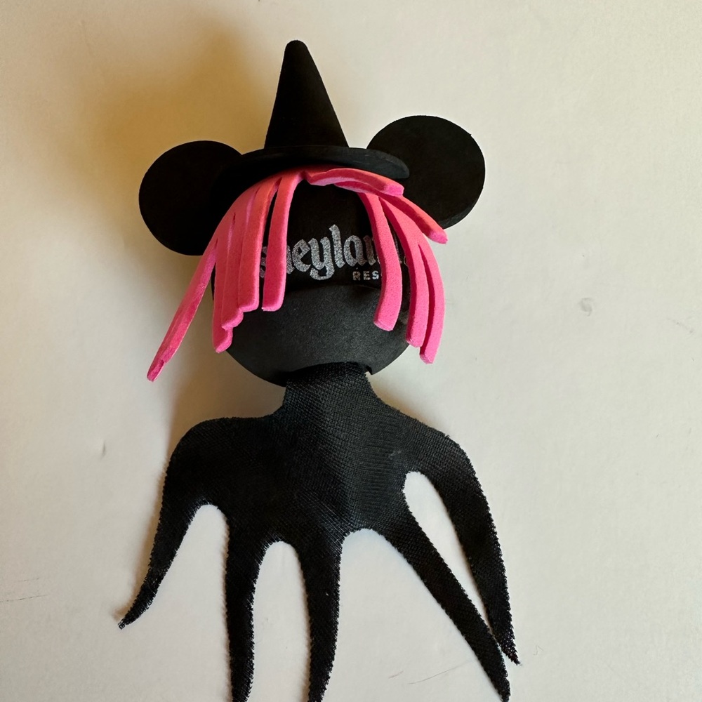 RARE Disney Spooky Halloween Antenna Ball Topper Minnie Mouse Witch 3.5" - Picture 4 of 6